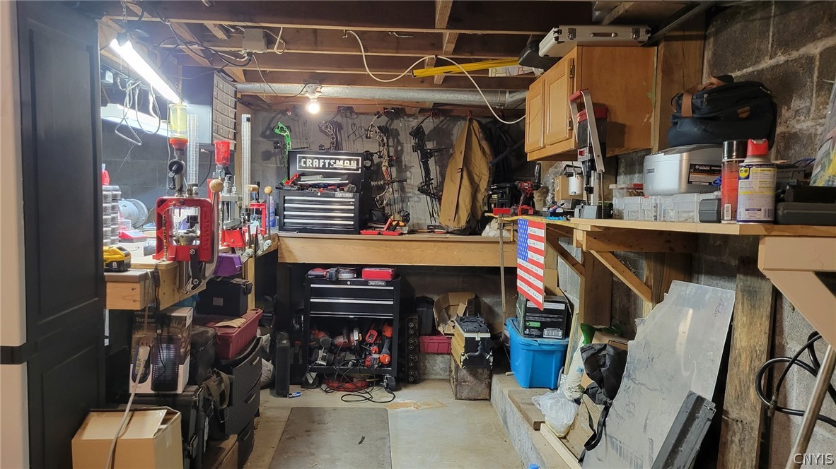 1248 Lake Como Road Summerhill, NY 13045 - Photo 15 of 22 Basement workshop