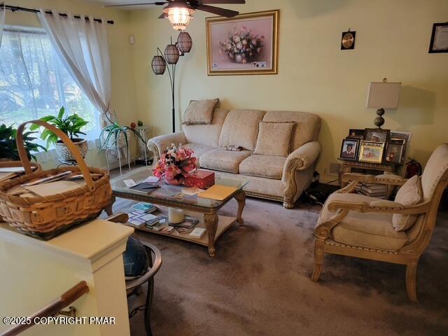 2137 Freedom Way Pocono Summit, PA 18346 - Photo 18 of 40 a living room with furniture and a potted plant