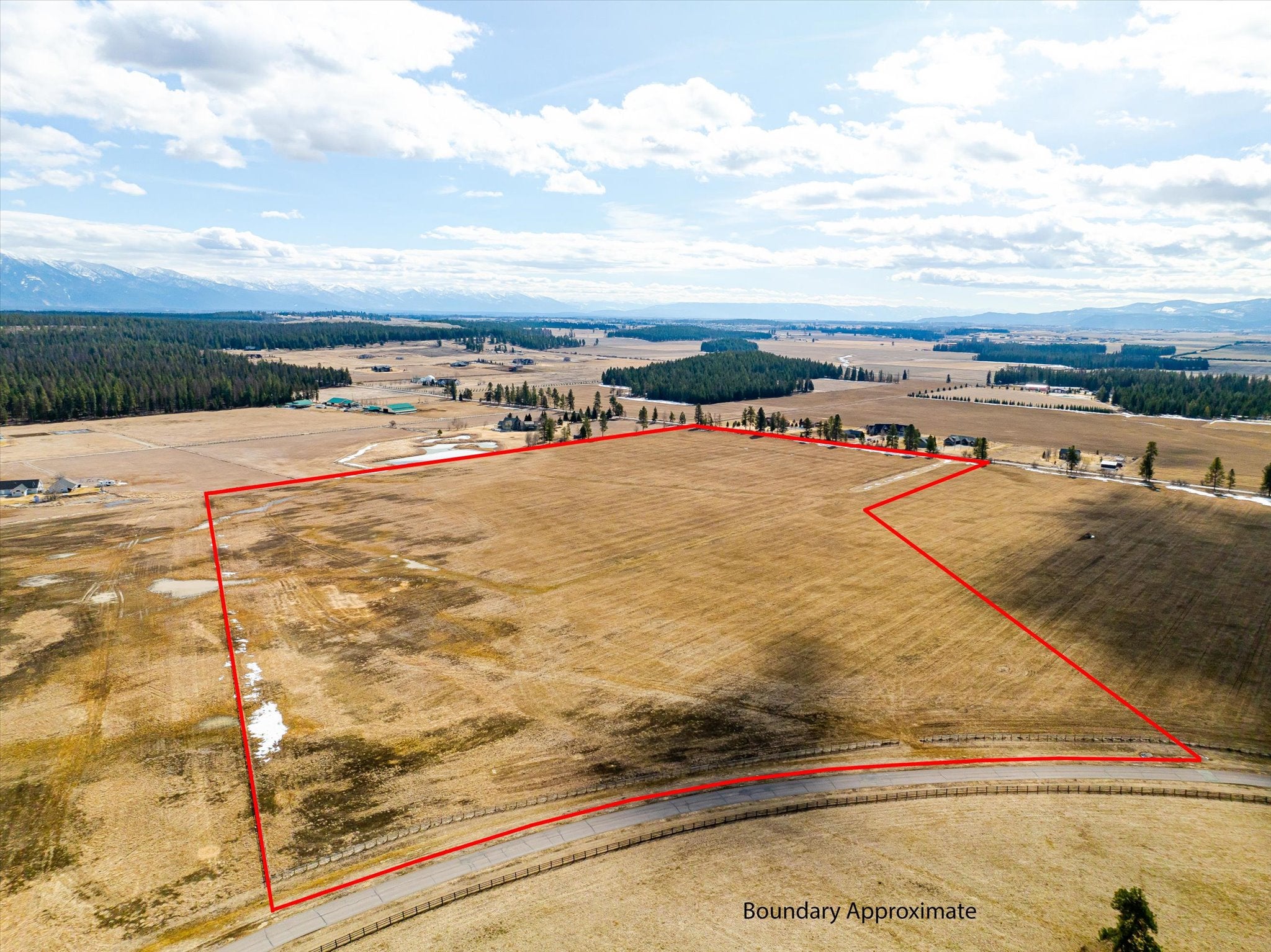 1233 Spring Prairie Ranch Road Whitefish, MT 59937 - Photo 1 of 1 1233 Spring Prairie Approximate Boundary Outline