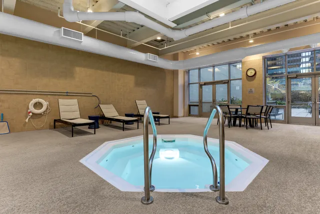 a view of outdoor space with seating area