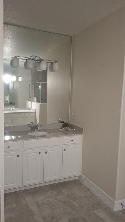 2840 Chantilly Avenue Kissimmee, FL 34741 - Photo 21 of 22 a bathroom with a sink and a mirror