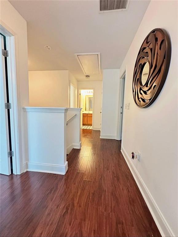 4832 Batiste Lane Acworth, GA 30101 - Photo 14 of 27 a view of a hallway with wooden floor
