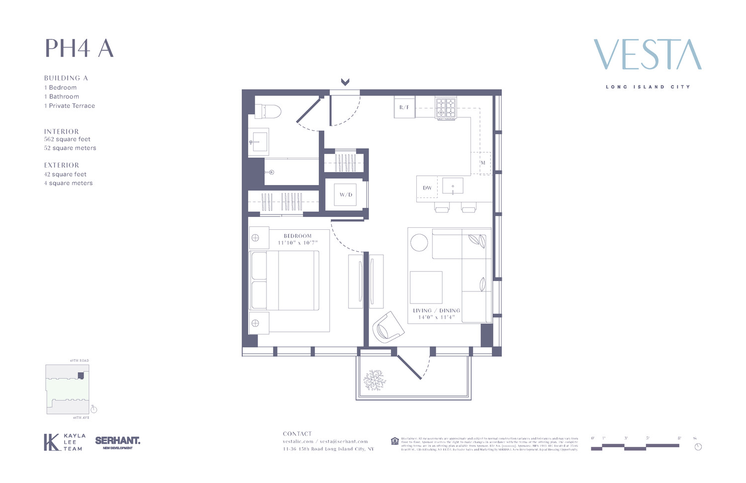 11-36 45th Road, Unit PH4A Queens, NY 11101 - Photo 12 of 12 a black and white photo of a picture