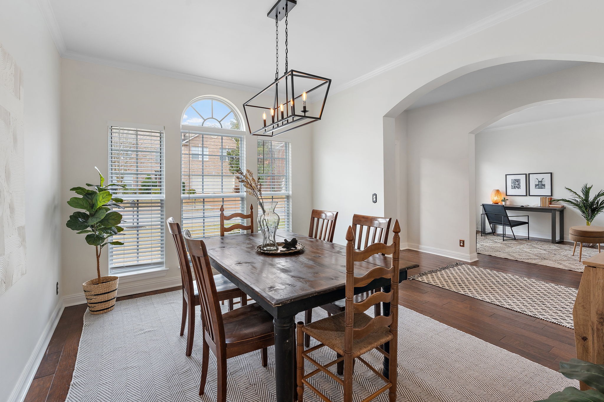 3140 Vera Valley Road Franklin, TN 37064 - Photo 16 of 38 a view of a dining room with furniture window and wooden floor