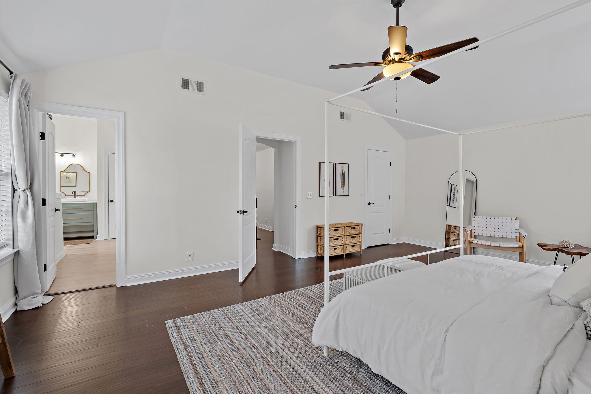 3140 Vera Valley Road Franklin, TN 37064 - Photo 21 of 38 a bedroom with a bed and wooden floor