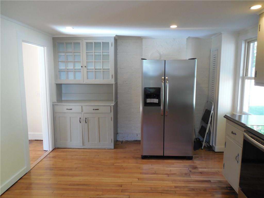 Classic Hutch and doorway to living room