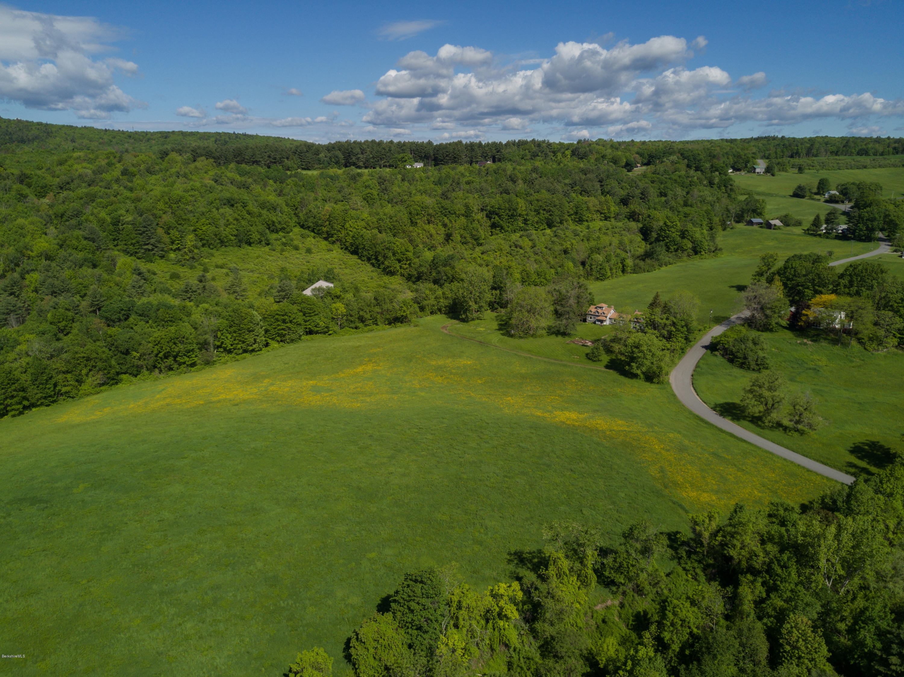 54 Patten Road Shelburne, MA 01370 - Photo 5 of 30 a view of a big yard with lots of green space and mountain view