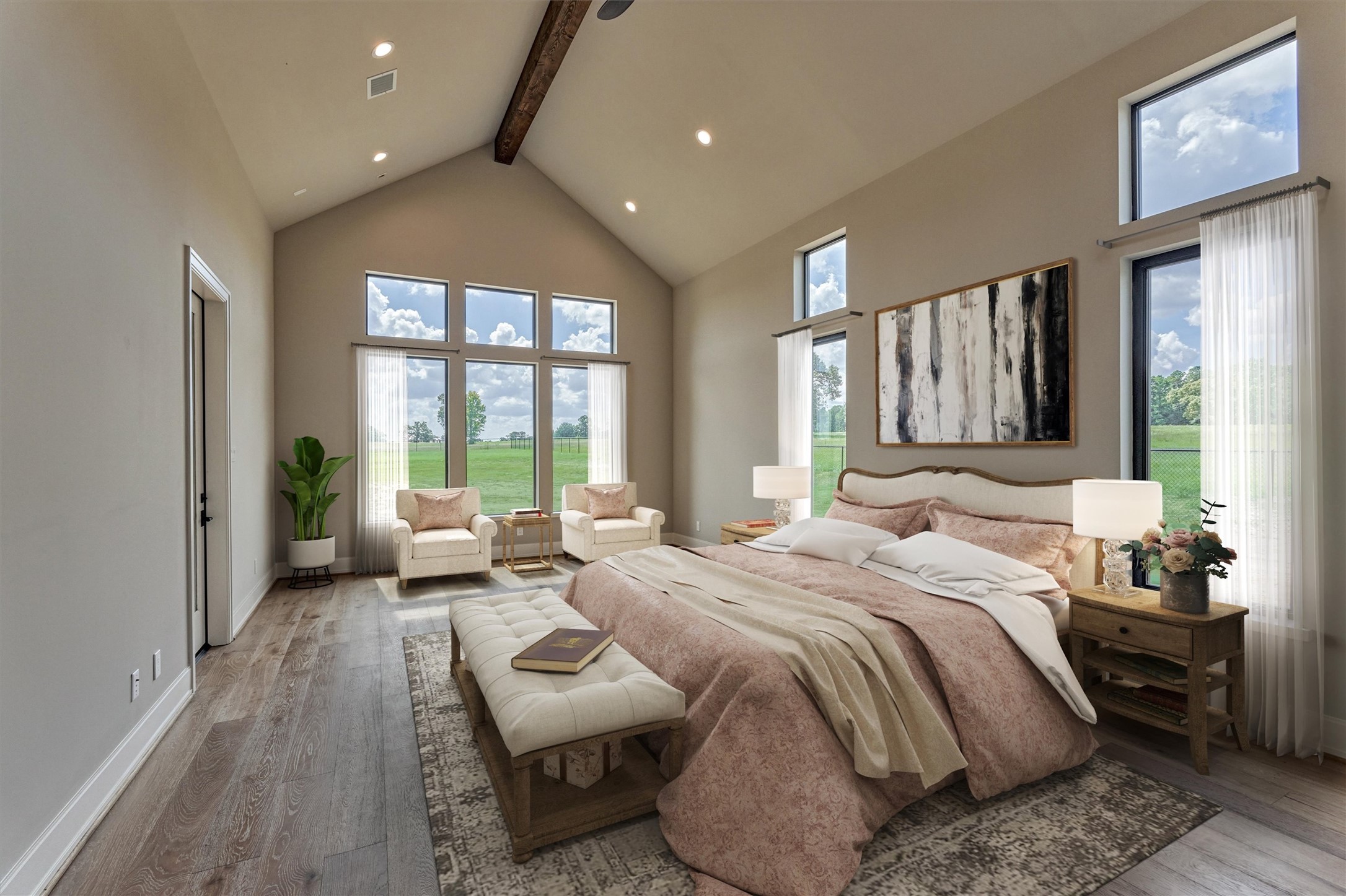 2306 Iris Cove Hockley, TX 77447 - Photo 19 of 50 Primary suite. Photo is virtually staged/enhanced.