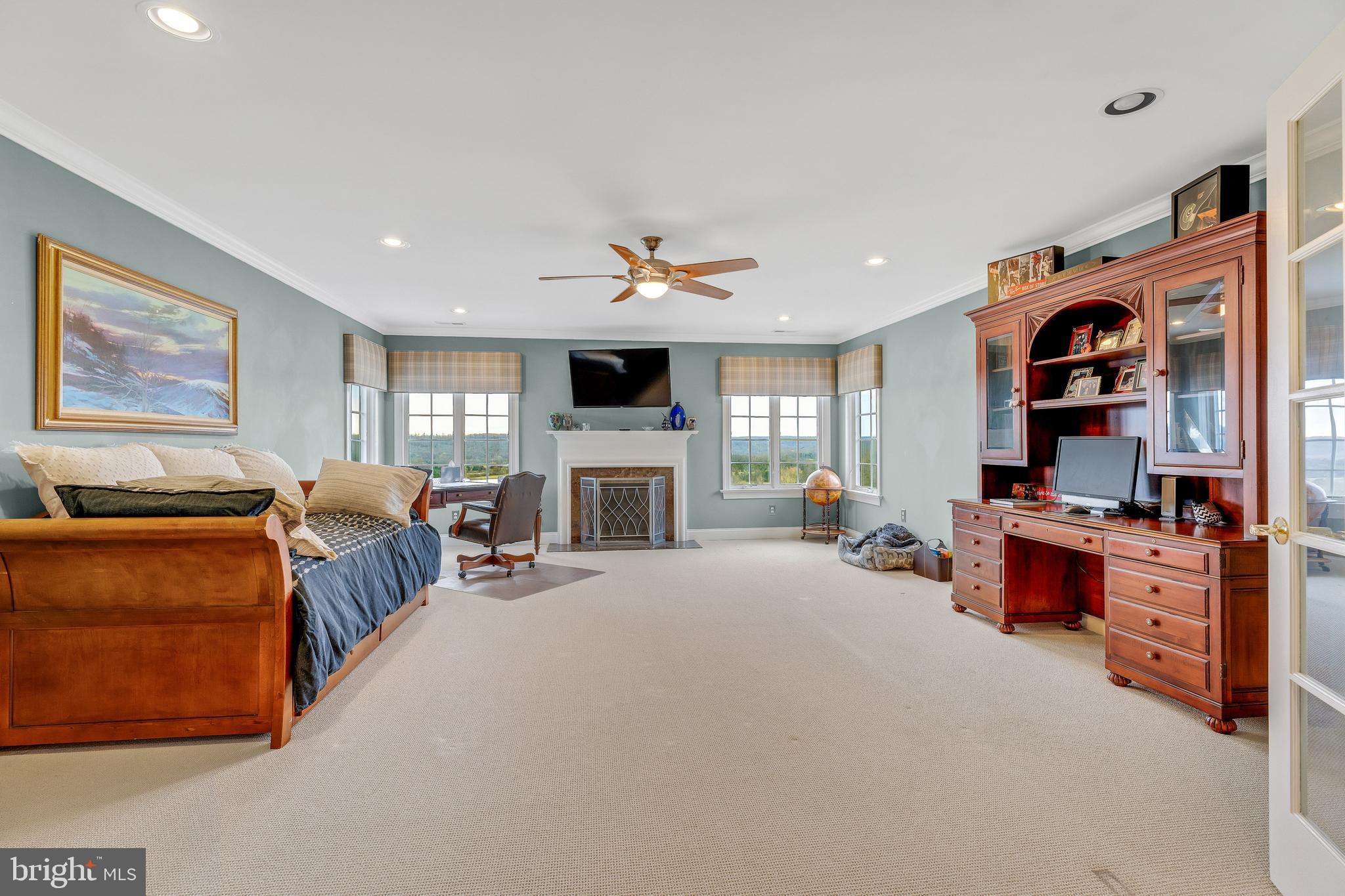 5 Shull Farm Road Erwinna, PA 18920 - Photo 19 of 33 Bdrm /2nd Fl Study w /Fireplace & WI Closet