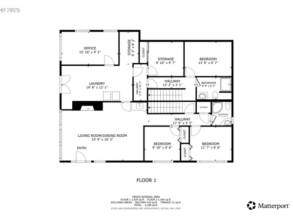 a picture of a floor plan