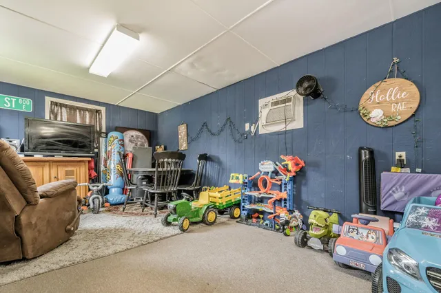 a play room with toys