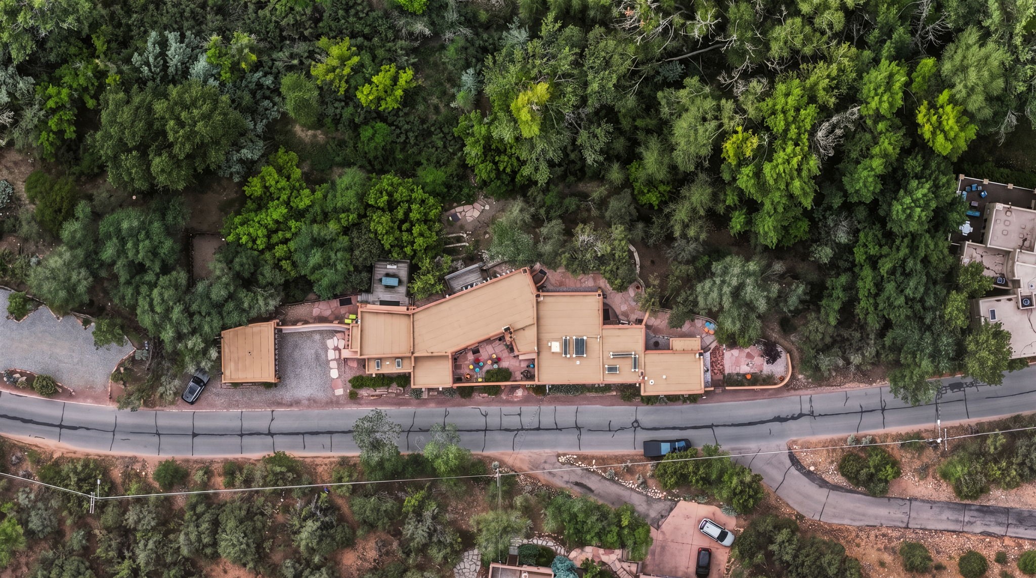 1433 Upper Canyon Road Santa Fe, NM 87501 - Photo 72 of 78 Aerial
