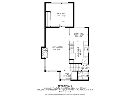 a picture of a floor plan