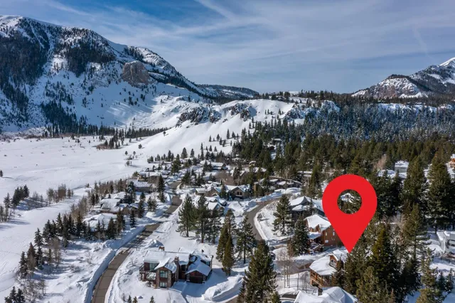 a aerial view of a house