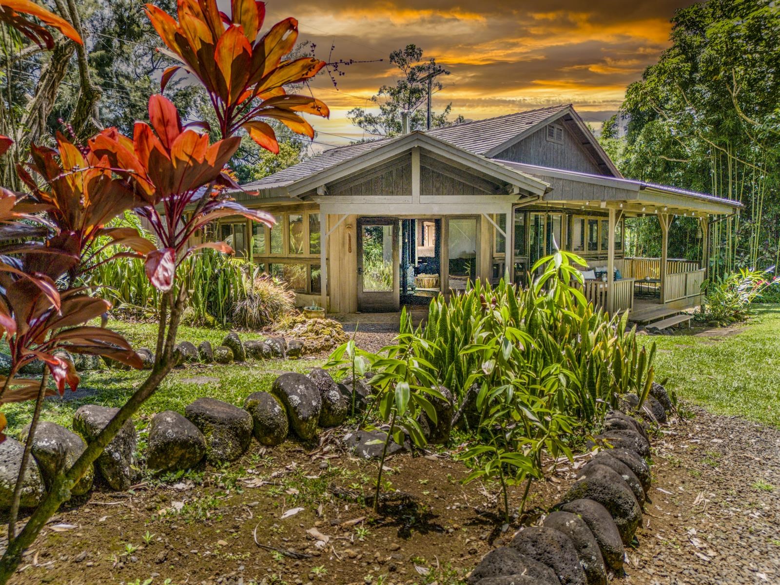 60 Lepo Place Haiku, HI 96708 - Photo 1 of 47 a front view of a house with a yard