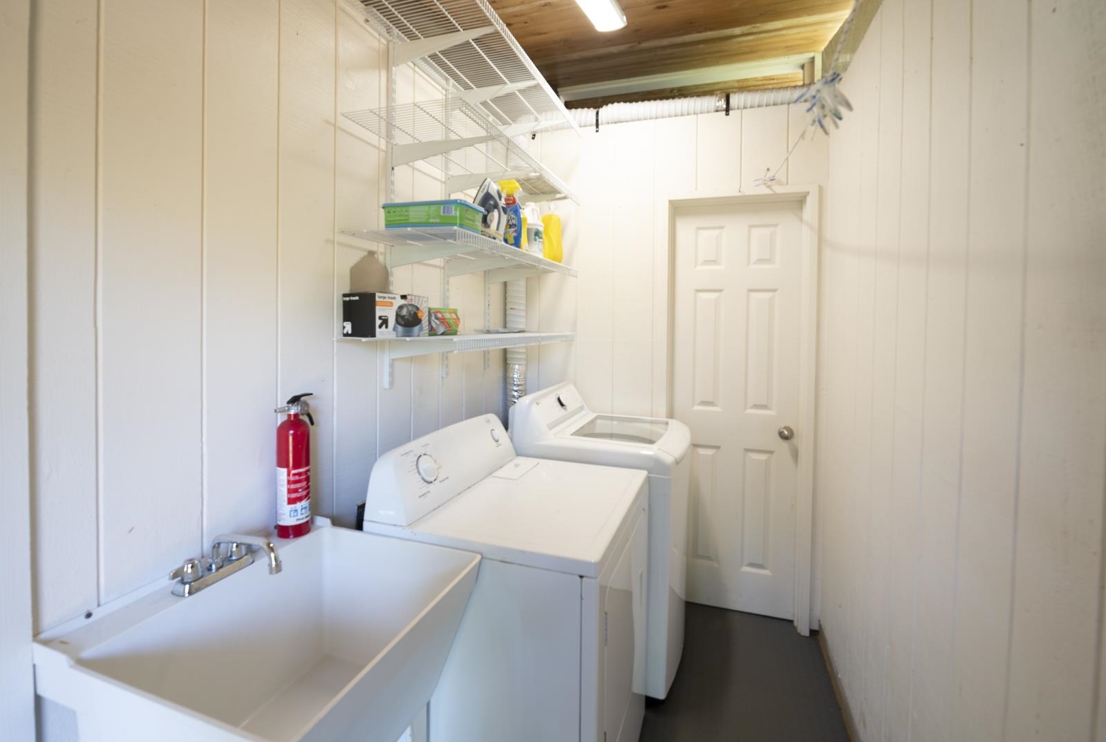 60 Lepo Place Haiku, HI 96708 - Photo 34 of 47 a bathroom with a sink and a shower curtain