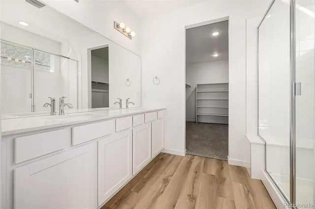 a view of an empty room