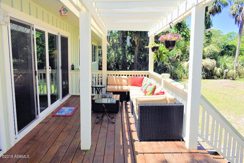 642 Dolphin Road Fripp Island, SC 29920 - Photo 21 of 27 Rear Porch