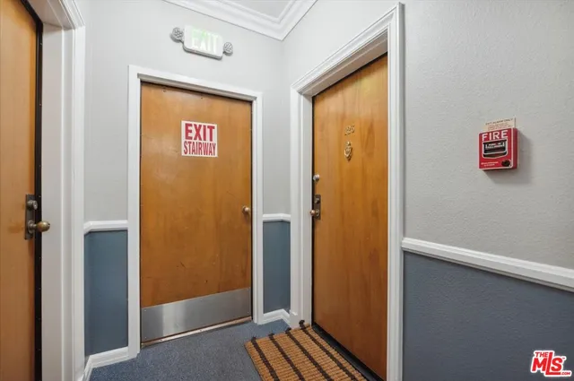 a view of front door