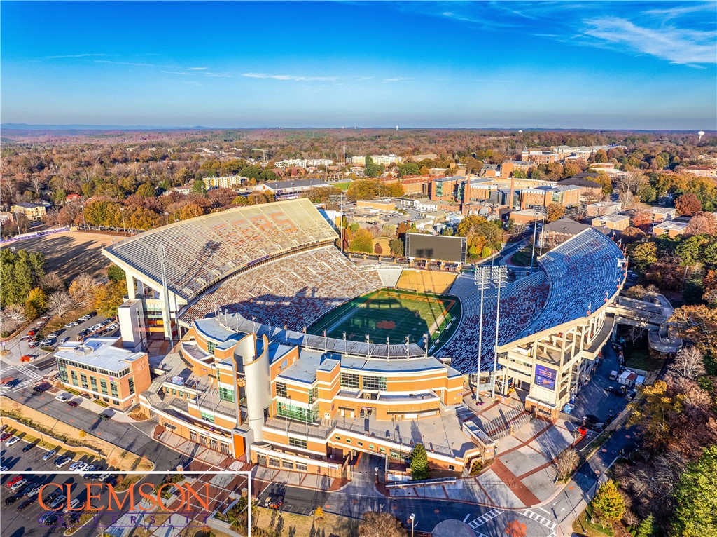 404 Oakmont Valley Trail Seneca, SC 29678 - Photo 43 of 44 An aerial view showcases the stadium amidst a vibrant landscape.