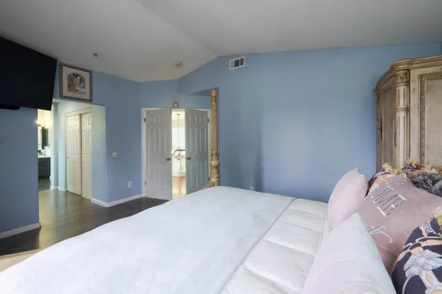 a view of a bathroom from the hallway