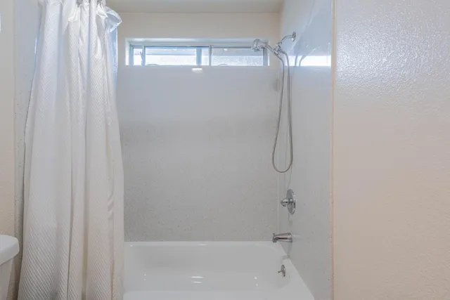 a view of a shaded area in a patio