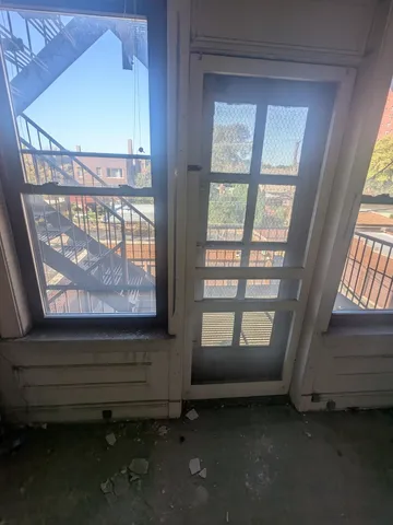 a view of front door