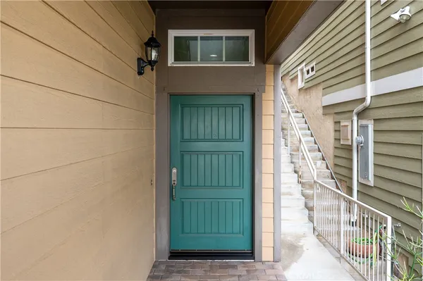 a view of front door of a house
