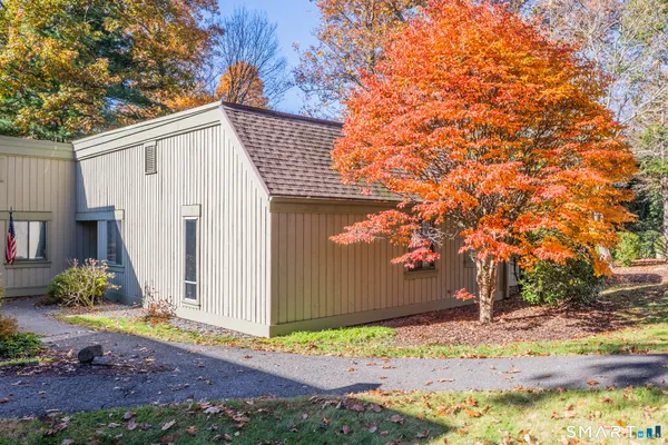 a backyard of a house