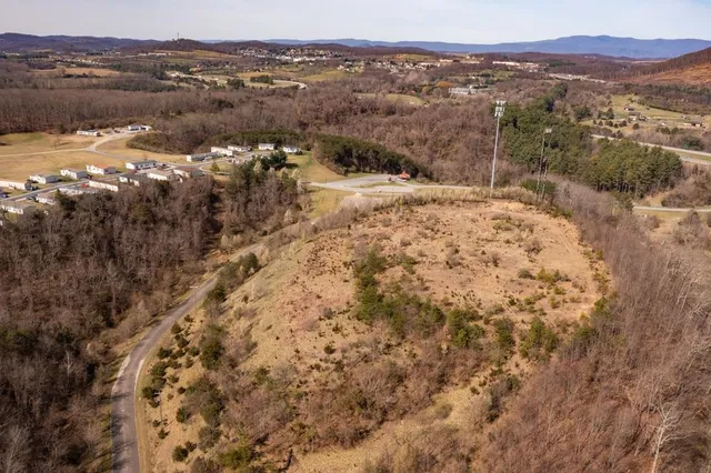 a view of lake with mountain