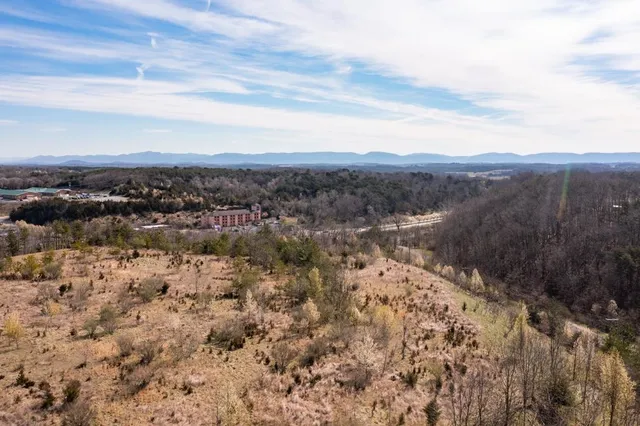 a view of lake with mountain