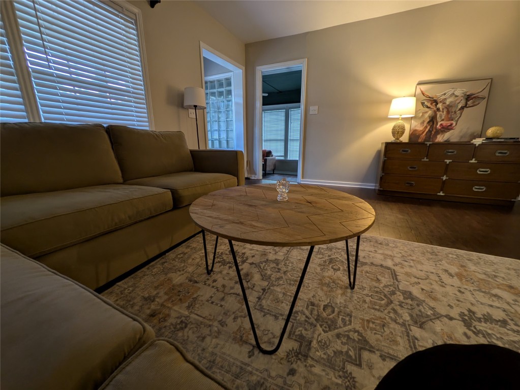 2204 Forest Trail Austin, TX 78703 - Photo 7 of 15 a living room with furniture and a rug