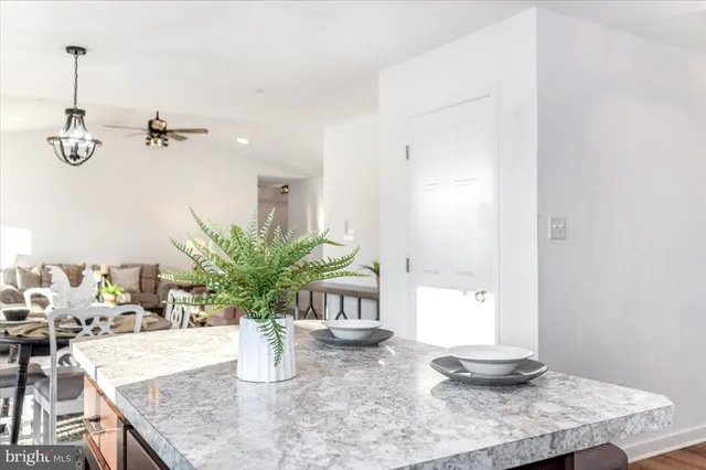 a bathroom with sink and mirror