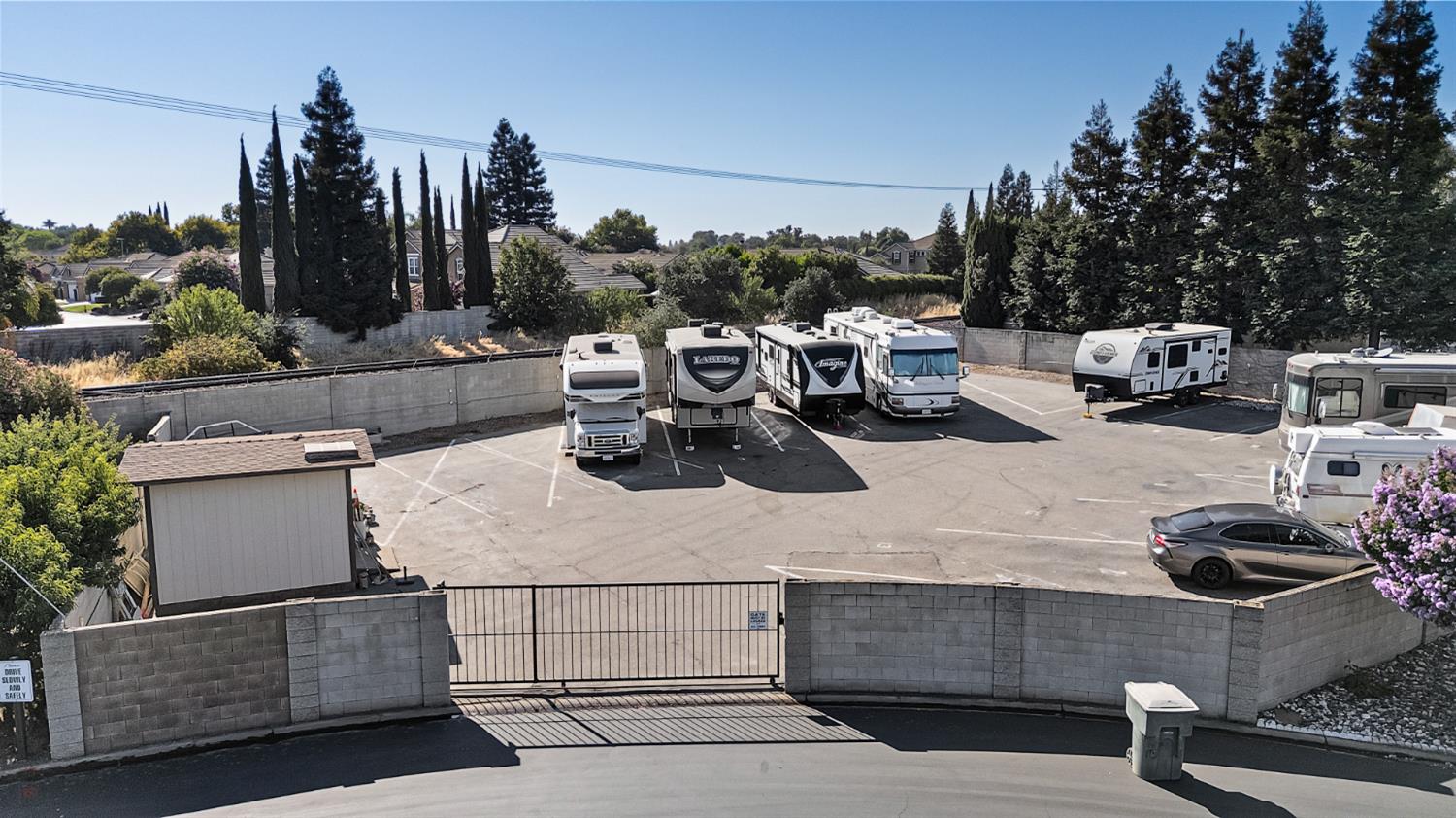 1500 Held Drive, Unit 79 Modesto, CA 95355 - Photo 55 of 58 a view of outdoor space with seating area and trees