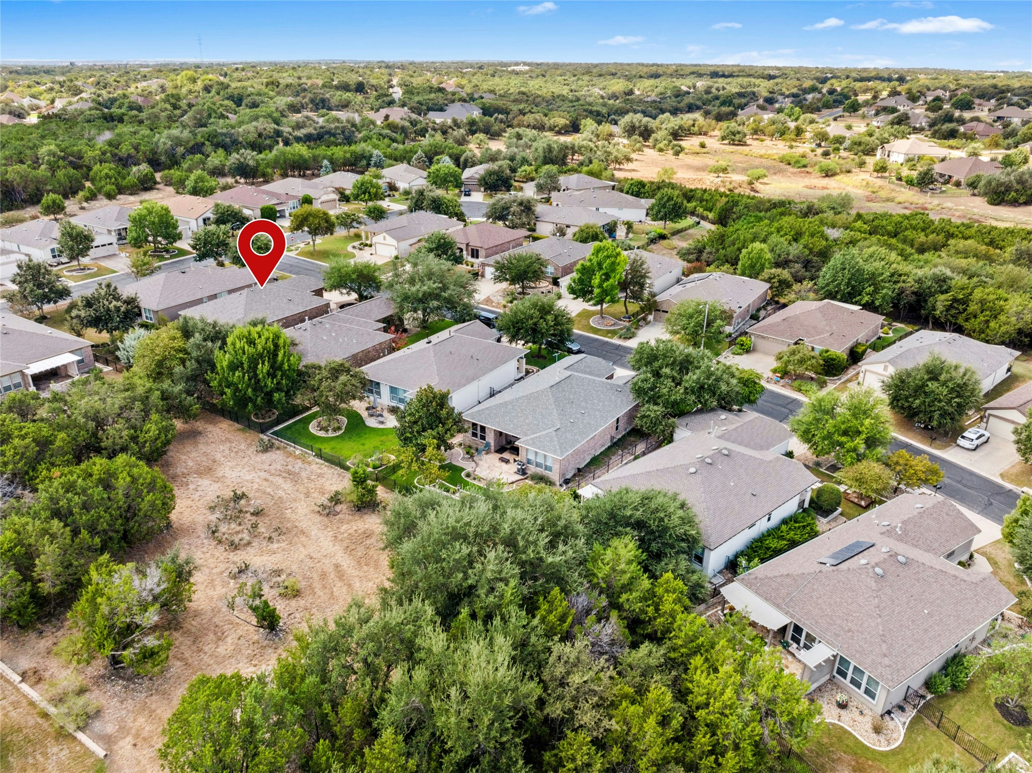 102 Trinity Lane Georgetown, TX 78633 - Photo 32 of 40 Back Aerial