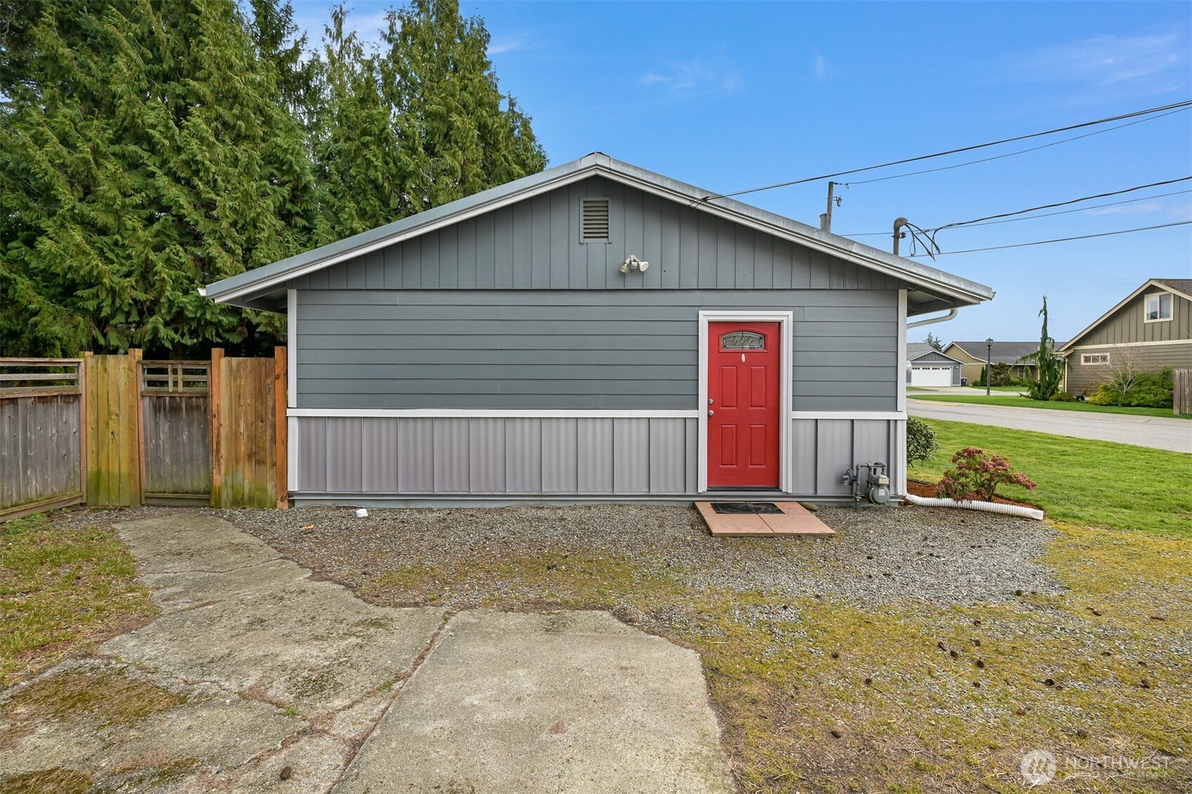 310 West 3rd Street Nooksack, WA 98276 - Photo 5 of 34 a view of backyard with small cabin