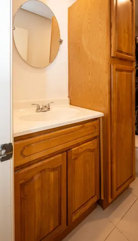 a close view of washer and dryer