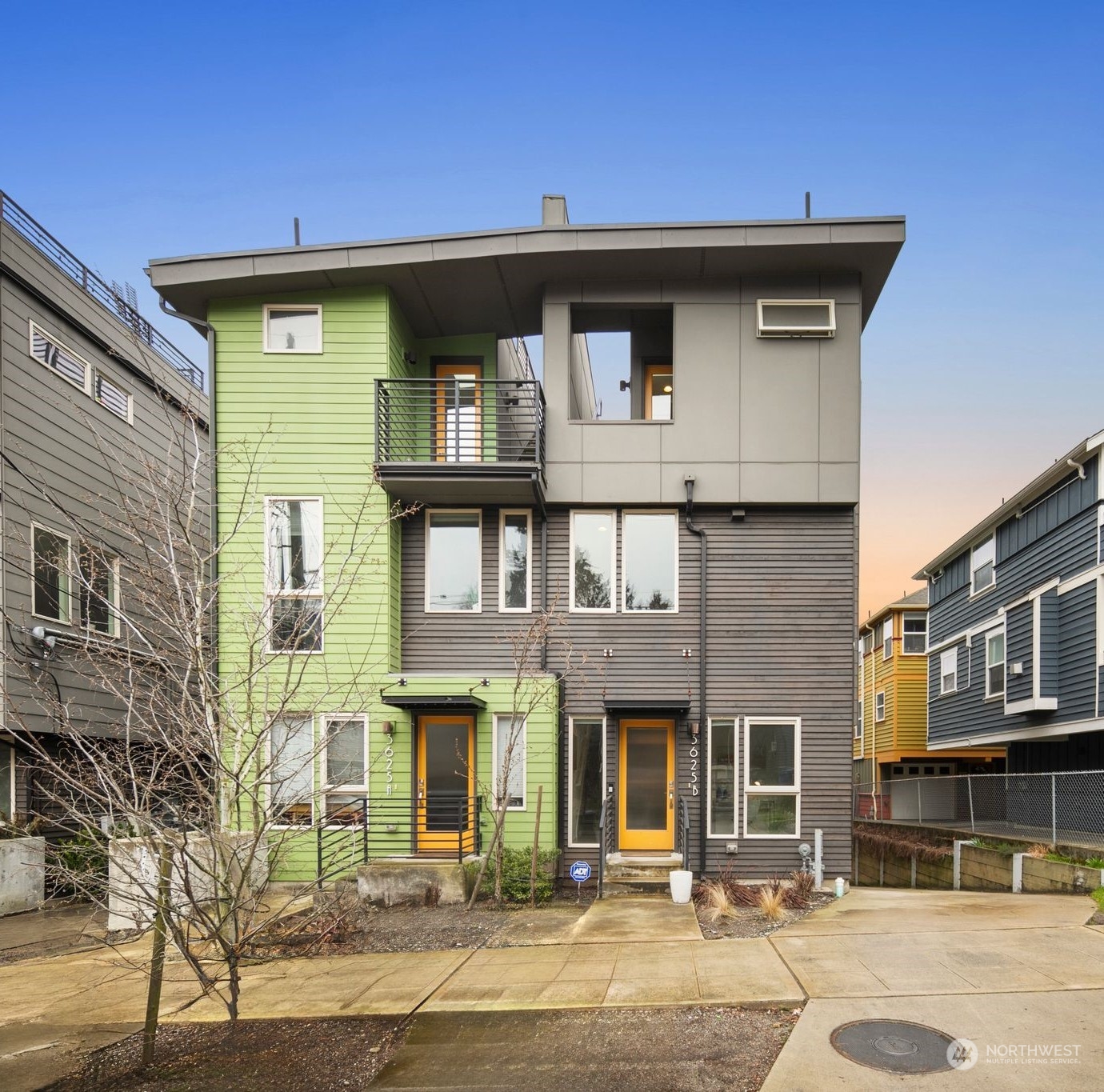 3625 Evanston Avenue North, Unit B Seattle, WA 98103 - Photo 1 of 37 a front view of a house with street