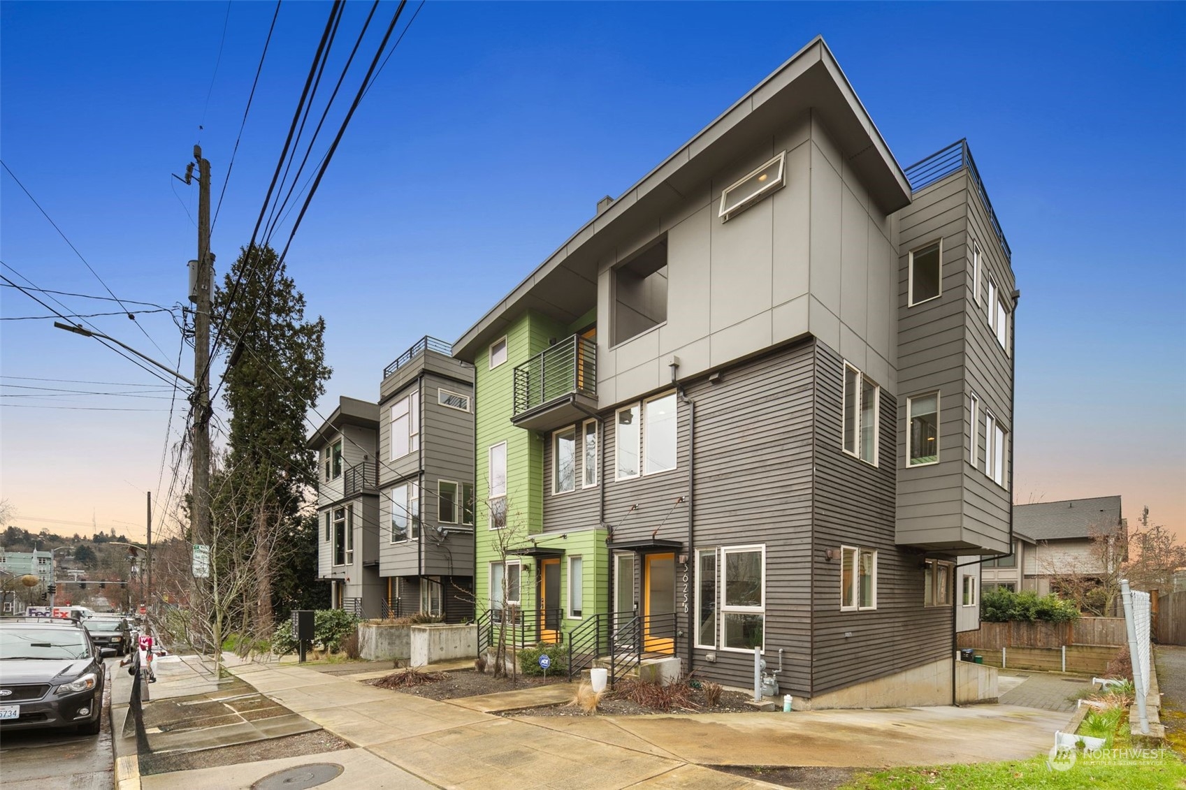 3625 Evanston Avenue North, Unit B Seattle, WA 98103 - Photo 26 of 37 a view of a house with a street