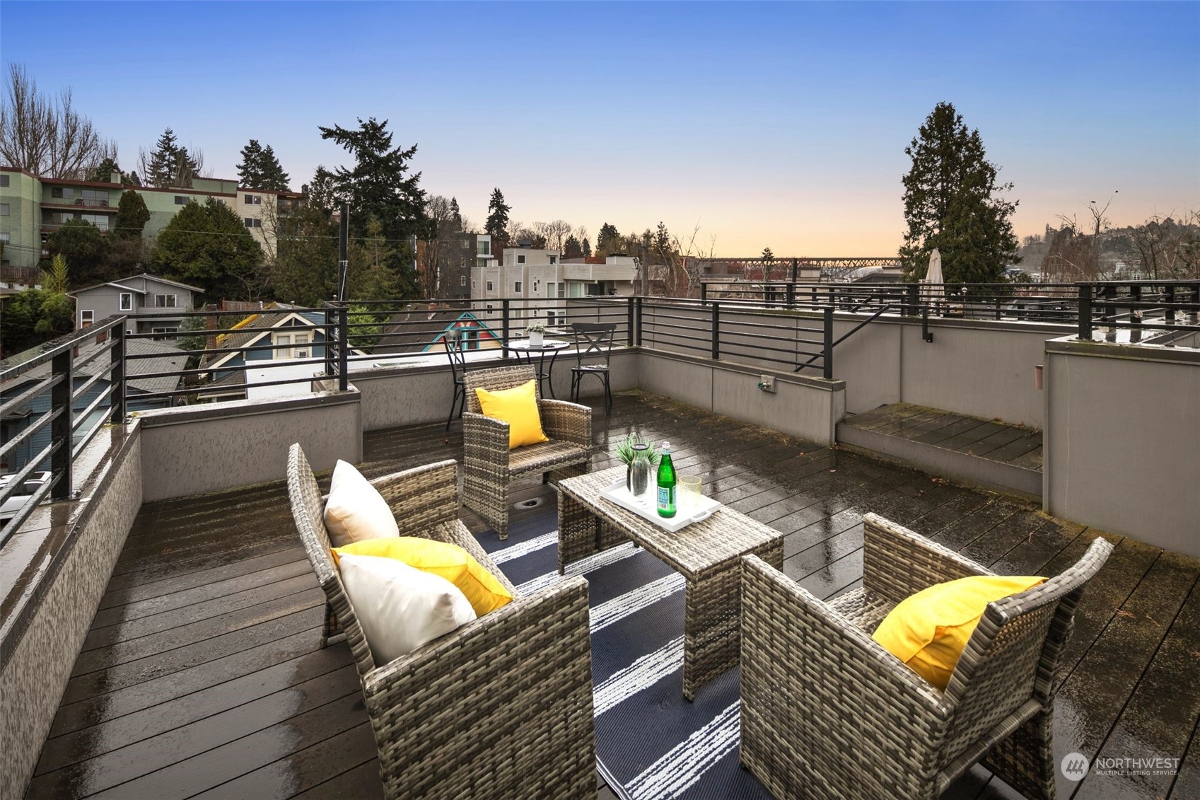 3625 Evanston Avenue North, Unit B Seattle, WA 98103 - Photo 27 of 37 a view of a roof deck with couches