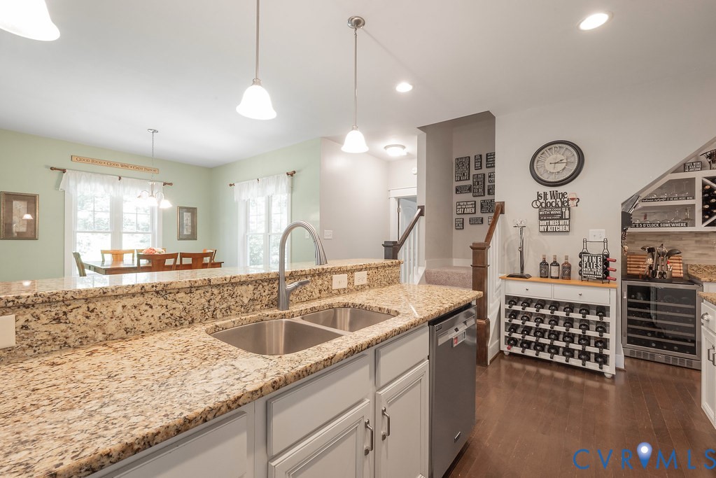 6446 Chestnut Church Road Mechanicsville, VA 23116 - Photo 11 of 49 Kitchen area featuring a double basin stainless st