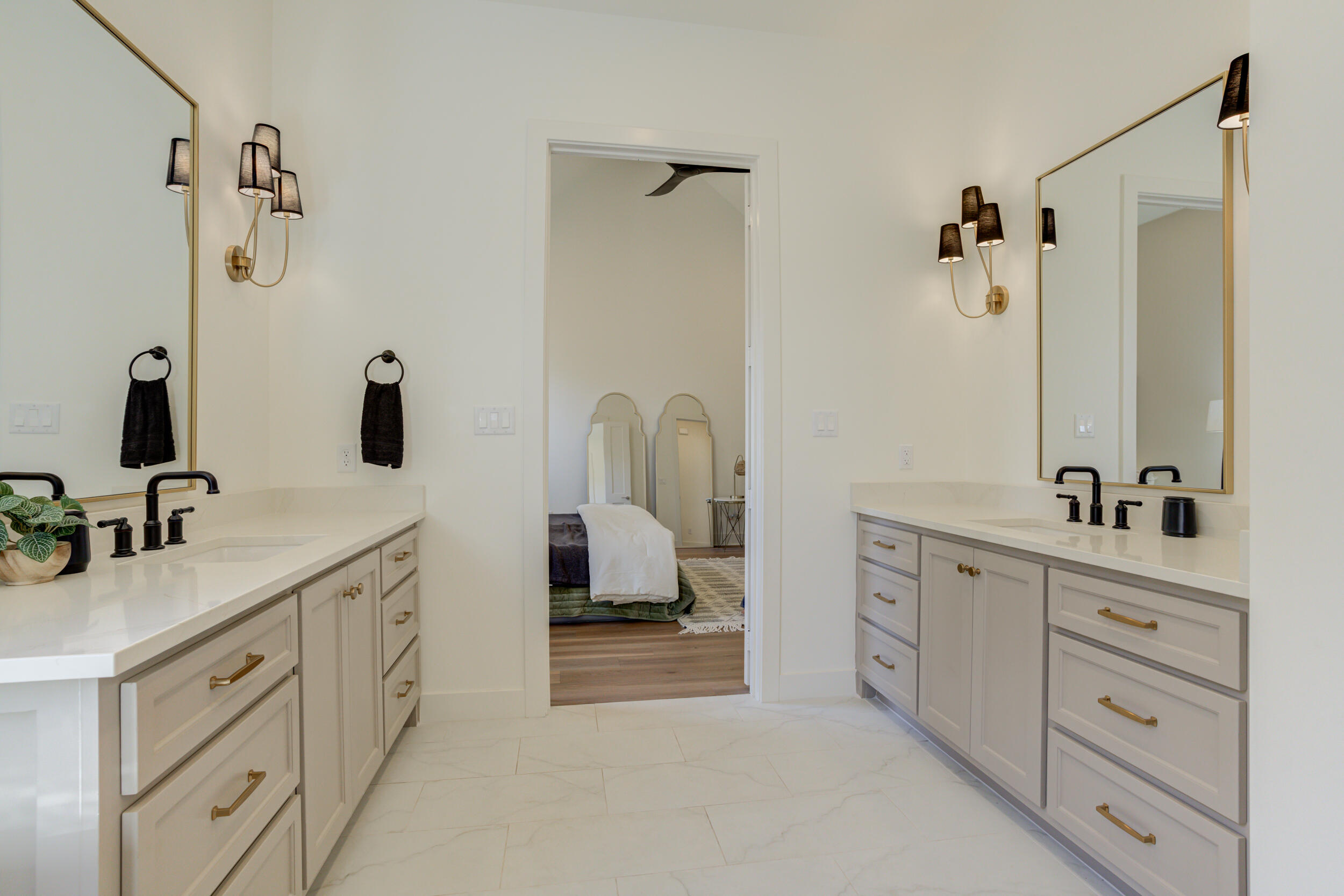 4610 138th Place Lubbock, TX 79424 - Photo 36 of 52 a spacious bathroom with a double sink double vanity