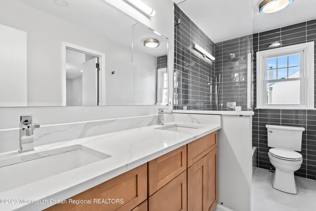 a bathroom with a sink and a toilet
