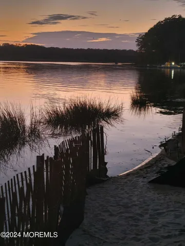 a view of lake with mountain