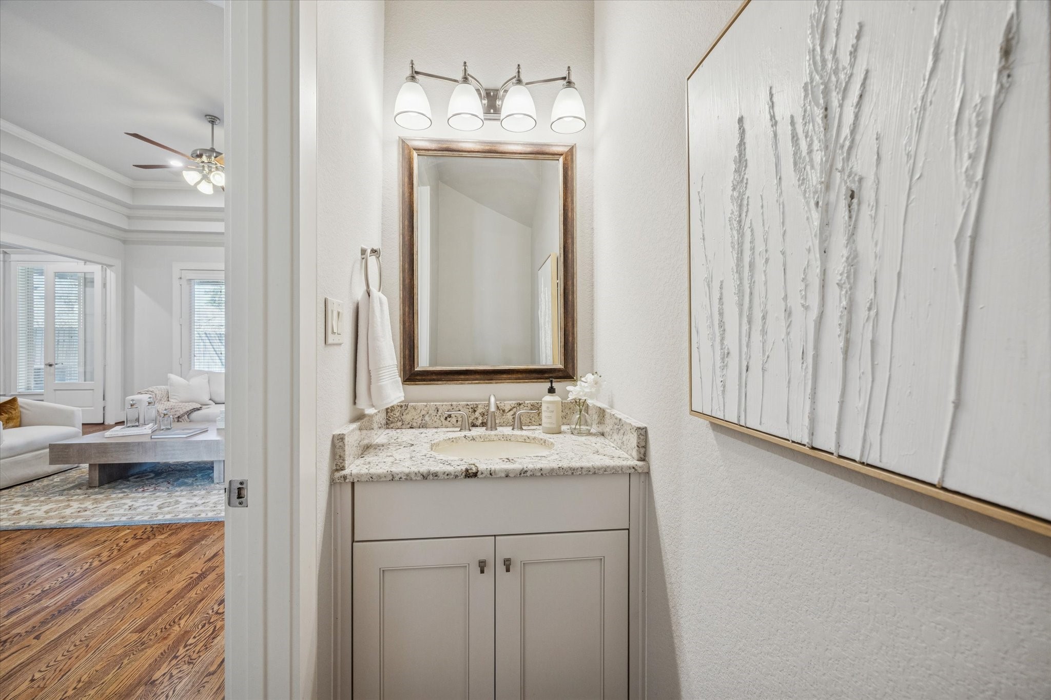 1802 Wakefield Drive Houston, TX 77018 - Photo 25 of 47 Well-appointed half bath with a clean, functional design.