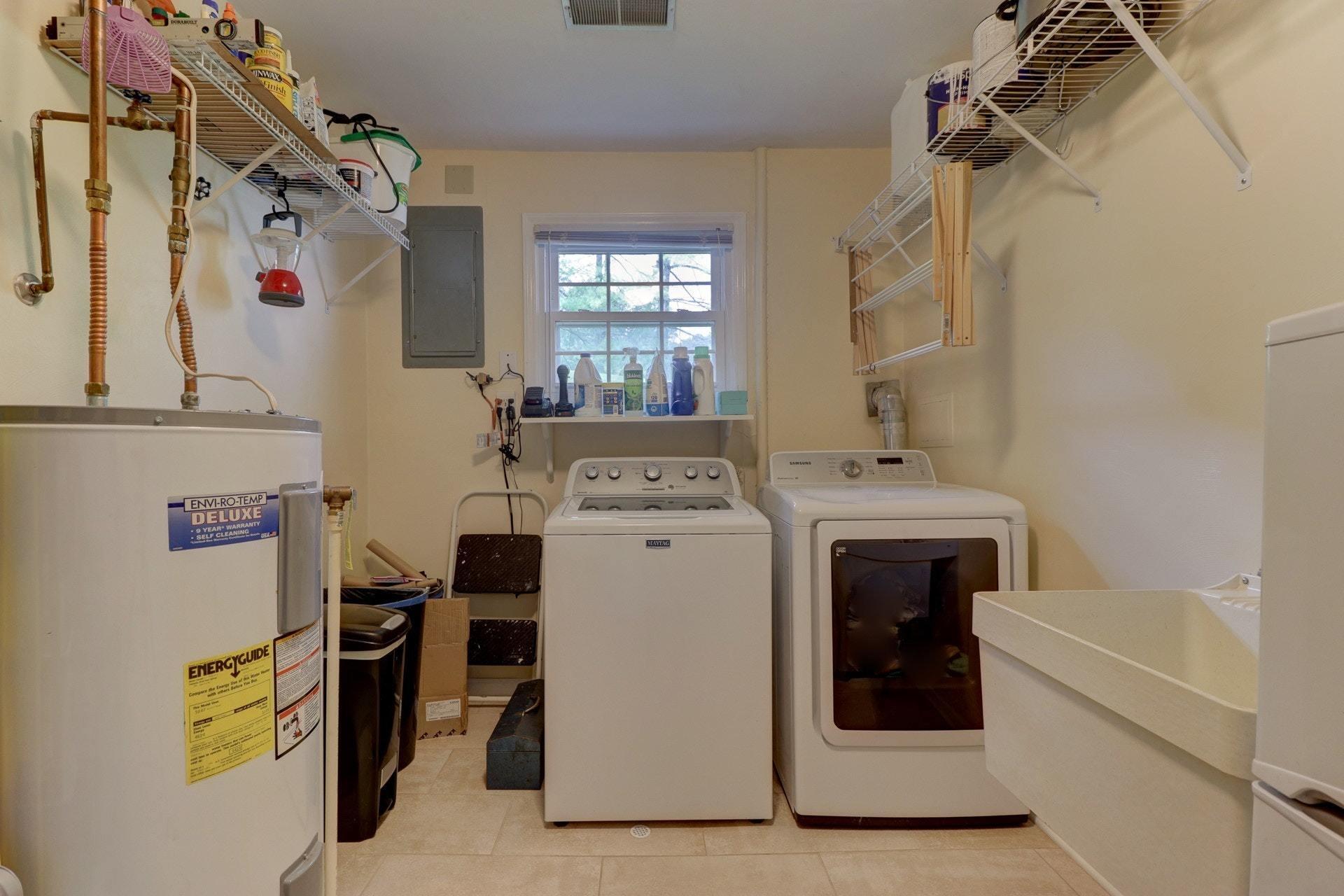 206 Ridgeview Road Blue Ridge, VA 24064 - Photo 23 of 44 a utility room with dryer and washer