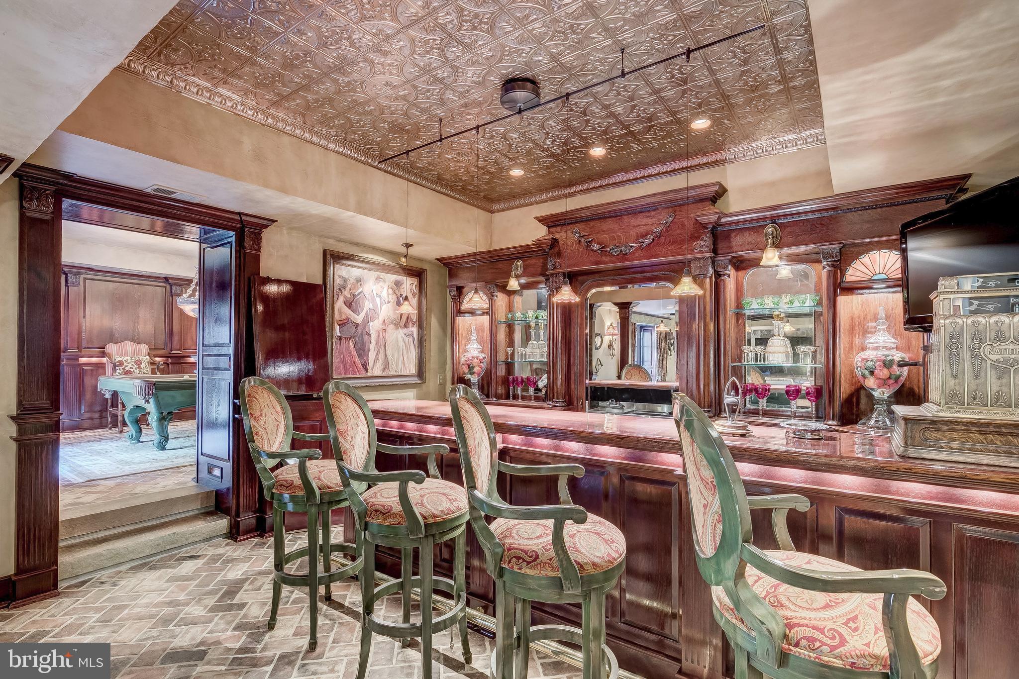 12333 Michaelsford Road Cockeysville, MD 21030 - Photo 59 of 82 Wet Bar with Antique Back-Bar