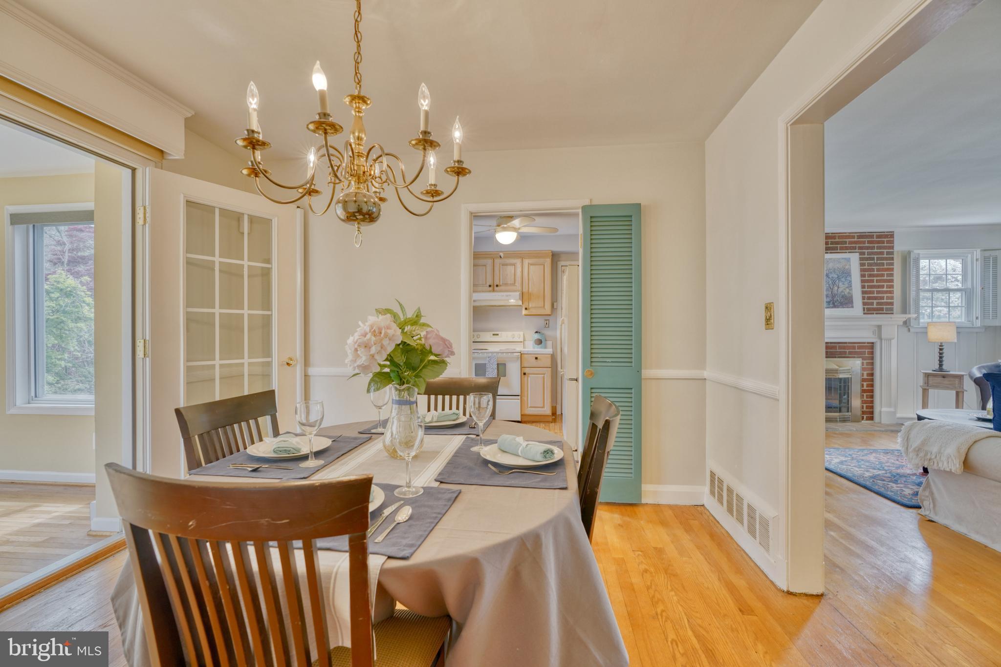 6715 Queens Ferry Road Baltimore, MD 21239 - Photo 21 of 77 Dining Room-recently painted w/chair rail