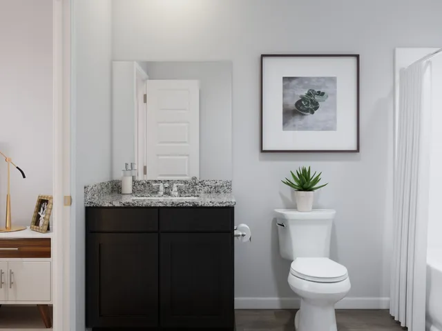 a view of a room with a wardrobe space