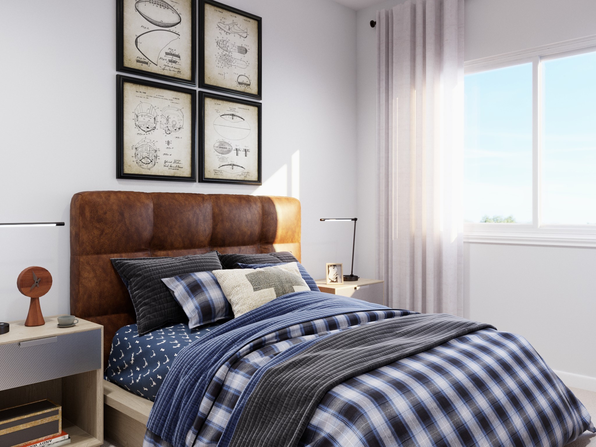 9259 Grace Rdg Drive Willis, TX 77318 - Photo 22 of 31 a bedroom with a bed and wooden floor